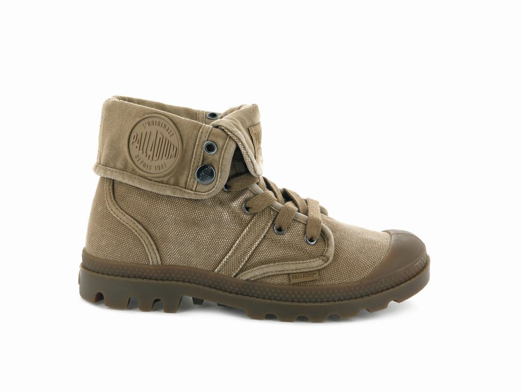 Palladium Pallabrousse Baggy Ženske Čizme Tamno Kaki Boja ||MB3640521||